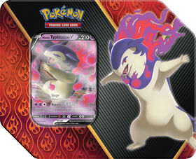 Pokemon TCG: Divergent Powers Tin-Typholsion V - English Edition
