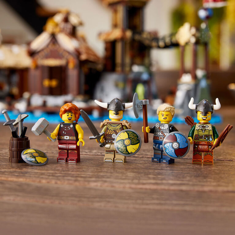 LEGO Ideas Le village viking 21343 Ensemble de construction pour adultes (2 103 pièces)