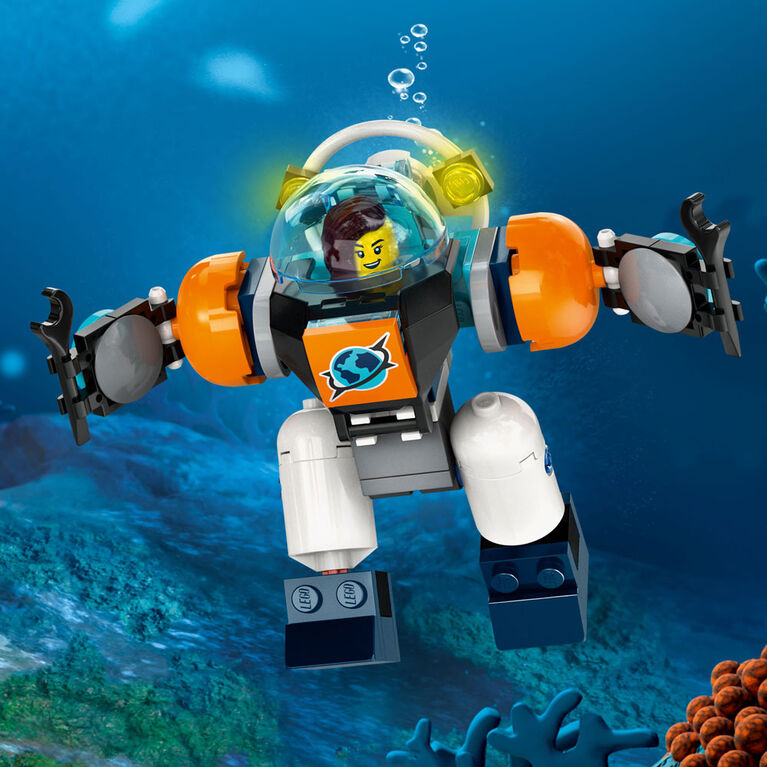 LEGO City Deep-Sea Explorer Submarine 60379 Building Toy Set (842 Pieces)