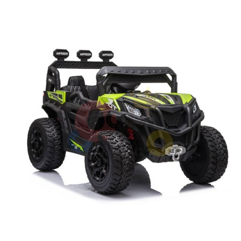 KidsVip 12V Enfants et Tout-Petits 4WD Junior Sport Utility UTV Voiture  Eléctrique avec Commande à Distance - Blanc - Édition anglaise