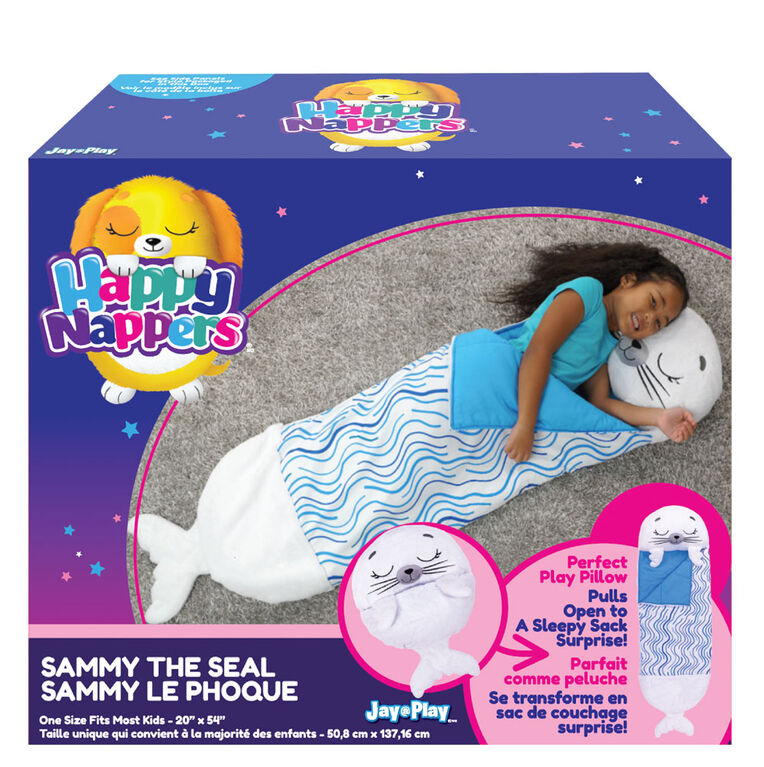 Happy Nappers - Medium - Sammy the White Seal