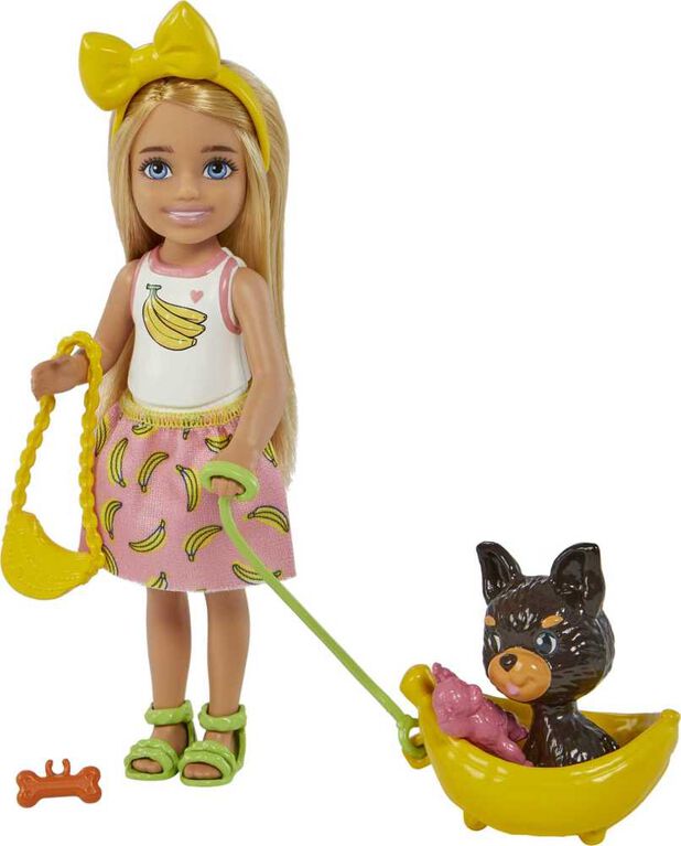 Barbie - Chelsea- Poupée et chiot avec accessoires