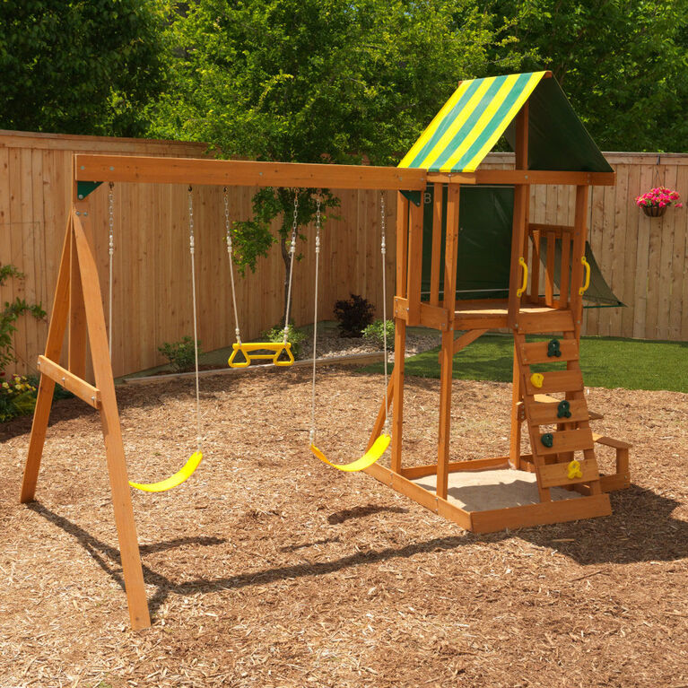 KidKraft Spring Meadow Wooden Swing Set