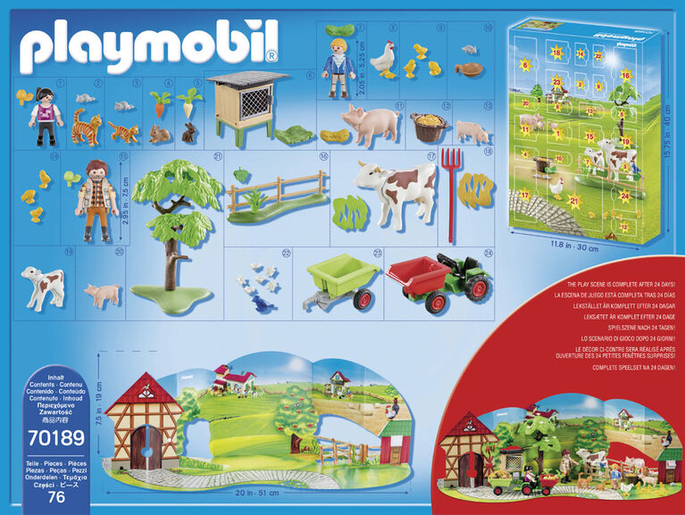 Playmobil Family Fun Advent Calendar "Farm" Toys R Us Canada