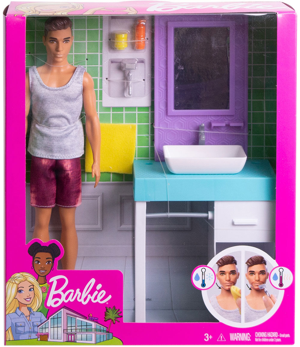 shave and play barbie