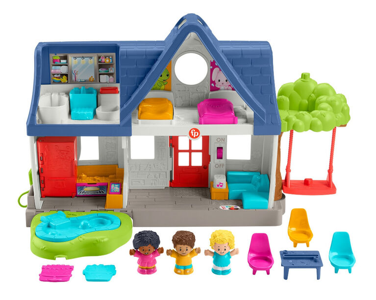 Fisher-Price - Little People - Friends Together Play House - Version anglaise et française