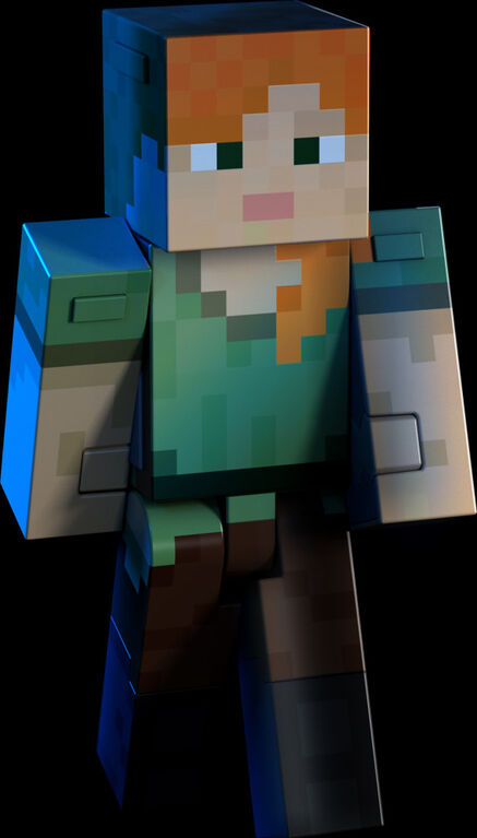 Minecraft - Niveau Diamant - Figurine articulée - Alex, 13,87 cm