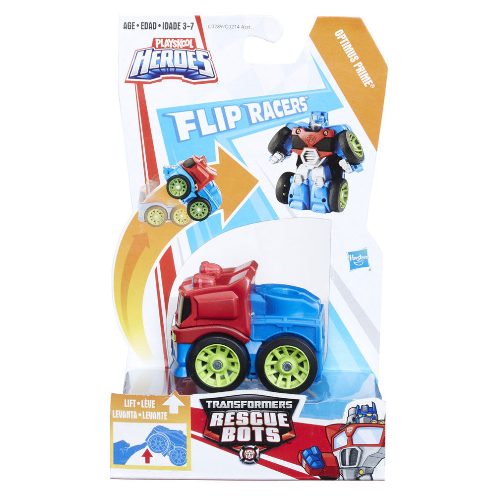 transformers rescue bots playskool heroes optimus prime fire station play set