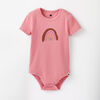 cache-couche en coton biologique à manches courtes rose RISE Little Earthling