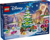 LEGO Disney Advent Calendar 2024, Christmas Toys for Kids, Building Kit with 8 Mini Dolls, 43253
