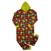 Grinch Adulte Capuche Onesie - Vert