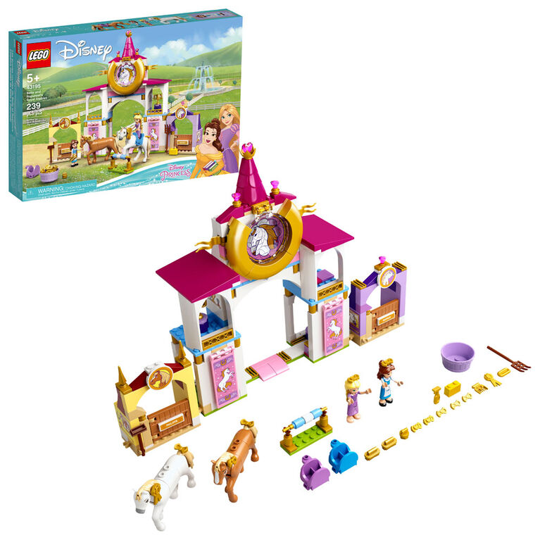 LEGO Disney Princess Belle and Rapunzel's Royal Stables 43195 (239 pieces)