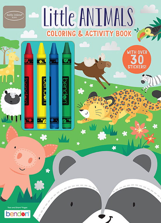 Jumbo Colouring Book with Stickers - English Edition