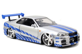 Fast & Furious - 1:24 Die-cast Vehicle - 2002 Nissan GT-R(R34)