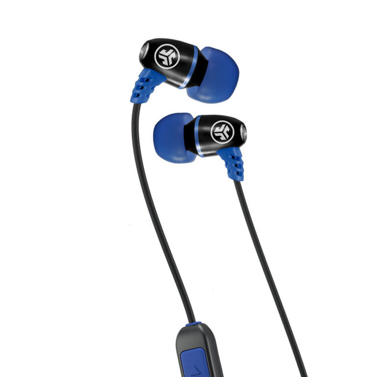 JLab Audio Metal Wireless Rugged Earbuds Black/Blue