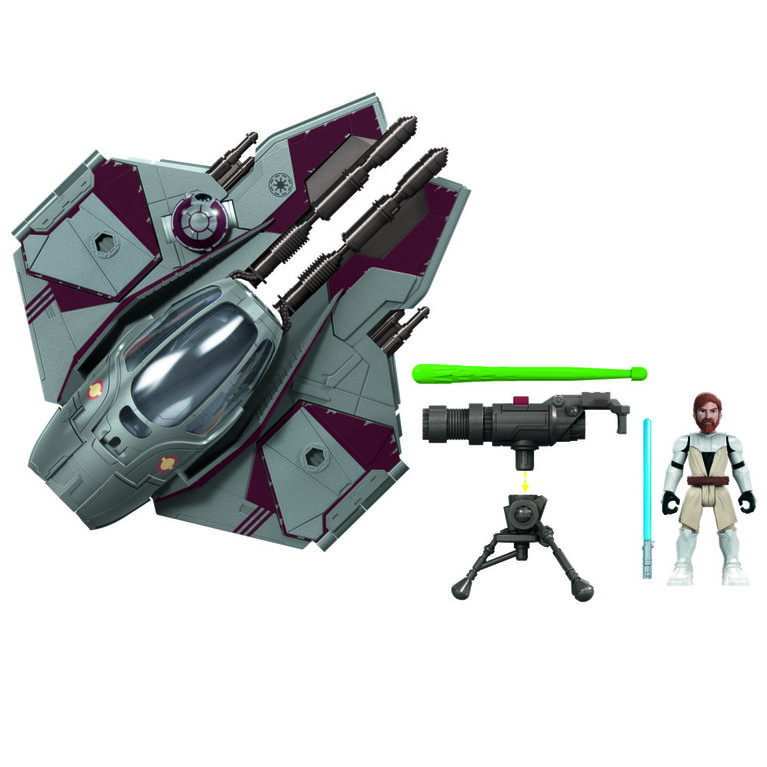 Star Wars Mission Fleet Stellar Class Obi-Wan Kenobi Jedi Starfighter