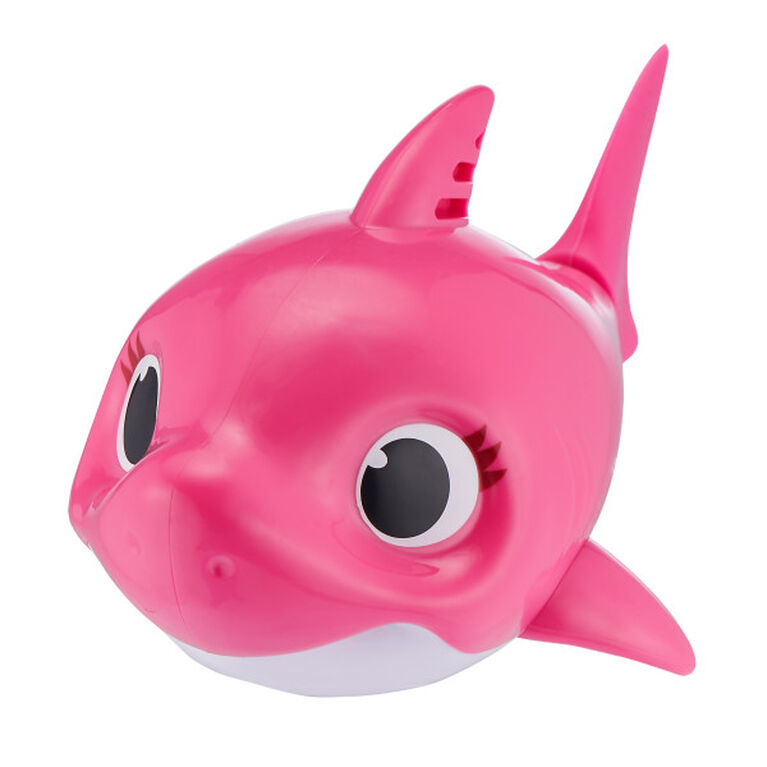 Robo Alive Junior Baby Shark Pink Battery-Powered Sing and Swim Bath Toy by ZURU