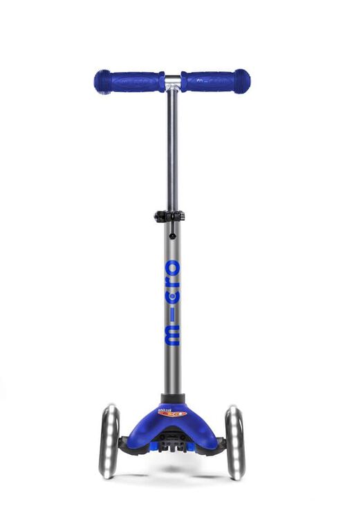 Trottinette Micro Mini Plus Led/Bleu - Notre exclusivité