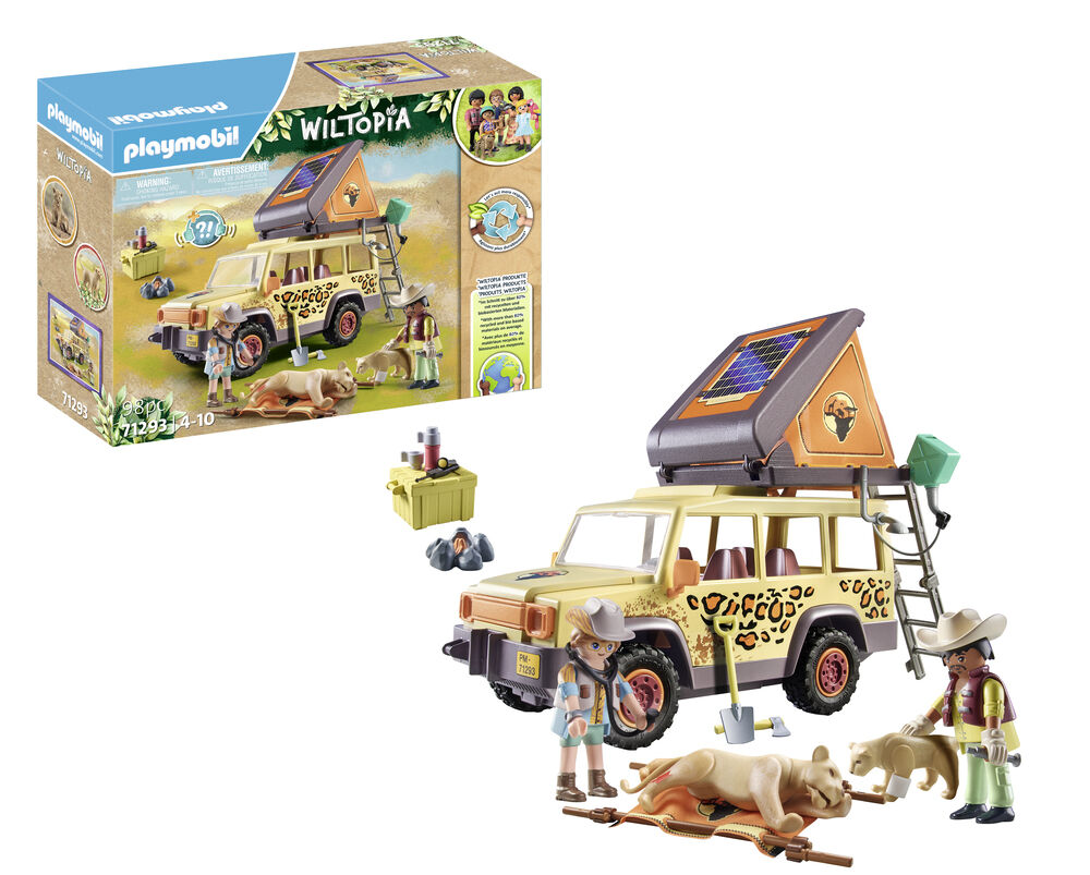Playmobil 6798 wildlife safari truck with lions discount
