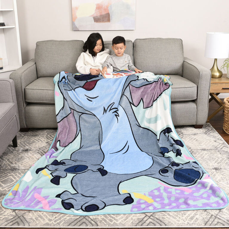 Couverture Surdimensionnée Polaire Disney Lilo and Stitch pour Enfants (60  x90)