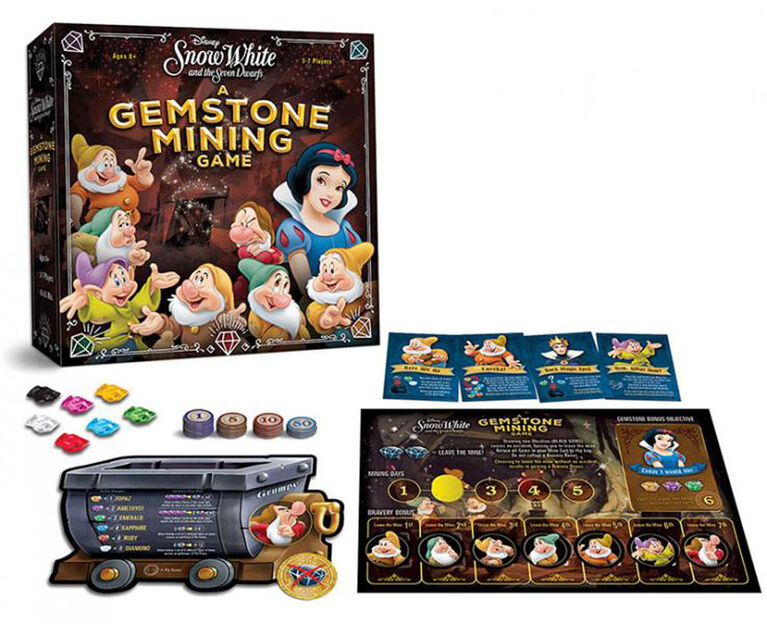 Disney Snow White and the Seven Dwarfs: A Gemstone Mining Game - English Edition