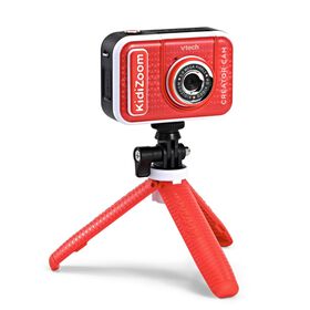 VTech KidiZoom Creator Cam - High-Definition Kids' Camera for Photos and Videos, Included Green Screen, Flip-Out Selfie Camera, Selfie Stick/ Tripod, Auto Timer