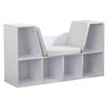 Bookcase with Reading Nook - White