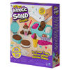 Kinetic Sand Scents, Ice Cream Treats Playset with 3 Colors of All-Natural Scented Sand and 6 Serving Tools