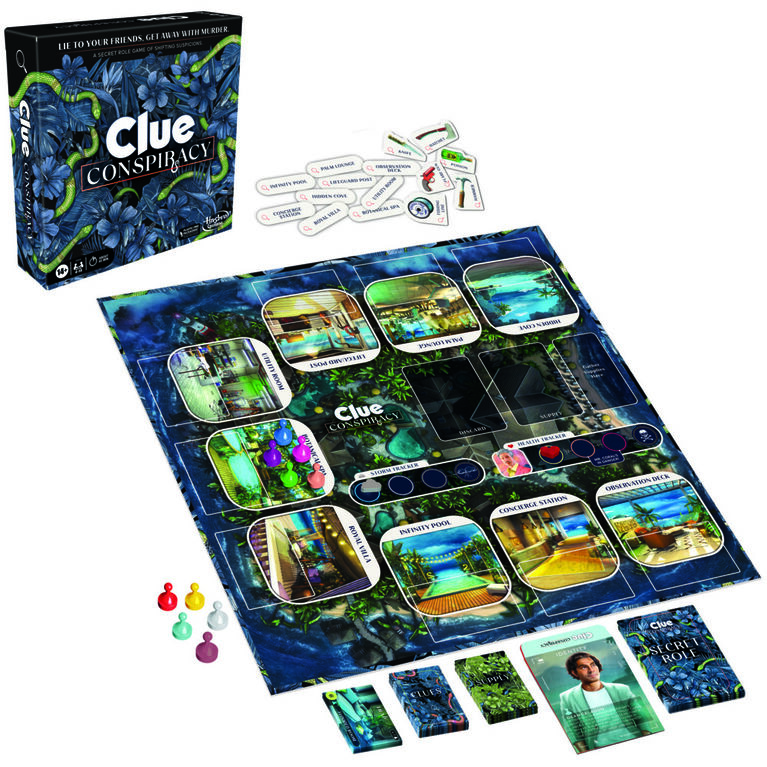 Clue Conspiracy Board Game for Adults and Teens