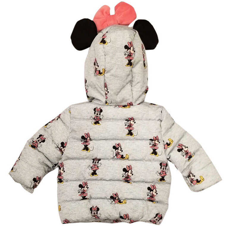 Veste puffer Minnie Mouse pour b&eacute;b&eacute; fille 24 mois