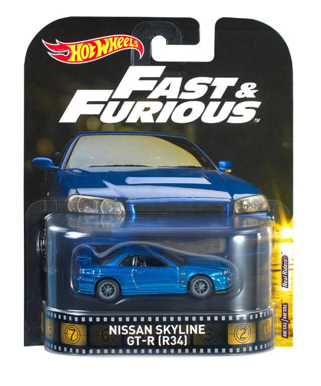 Hot Wheels Fast & Furious Nissan Skyline GT-R (R34)
