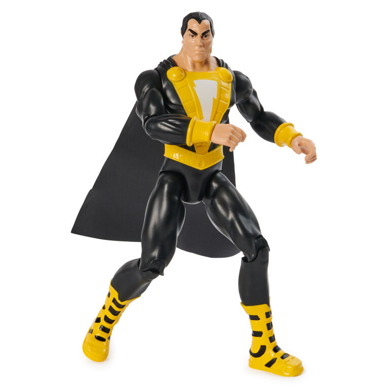 DC Comics, Figurine articul&eacute;e Black Adam de 30,48 cm avec cape, peut prendre diff&eacute;rentes postures, jouets de super-h&eacute;ros &agrave; collectionner