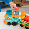 Fisher-Price Little People Wildlife Train & Trek Toddler Gift Set with Animals & Figures