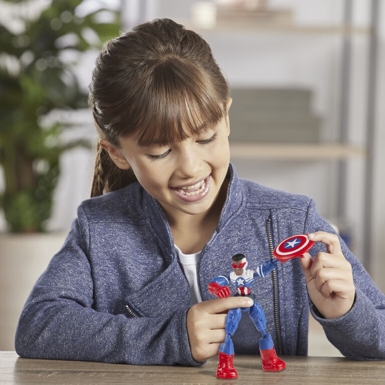 Marvel Avengers Bend And Flex Captain America Super Hero Figure
