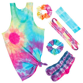 Super Ensemble De Design De Mode Néon Tie Dye