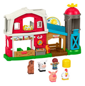 Fisher-Price Little People Caring Fun Animal Farm Playset Toddler Learning Toy, Multilanguage Version