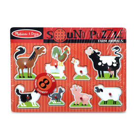 Farm Animals Sound Puzzle