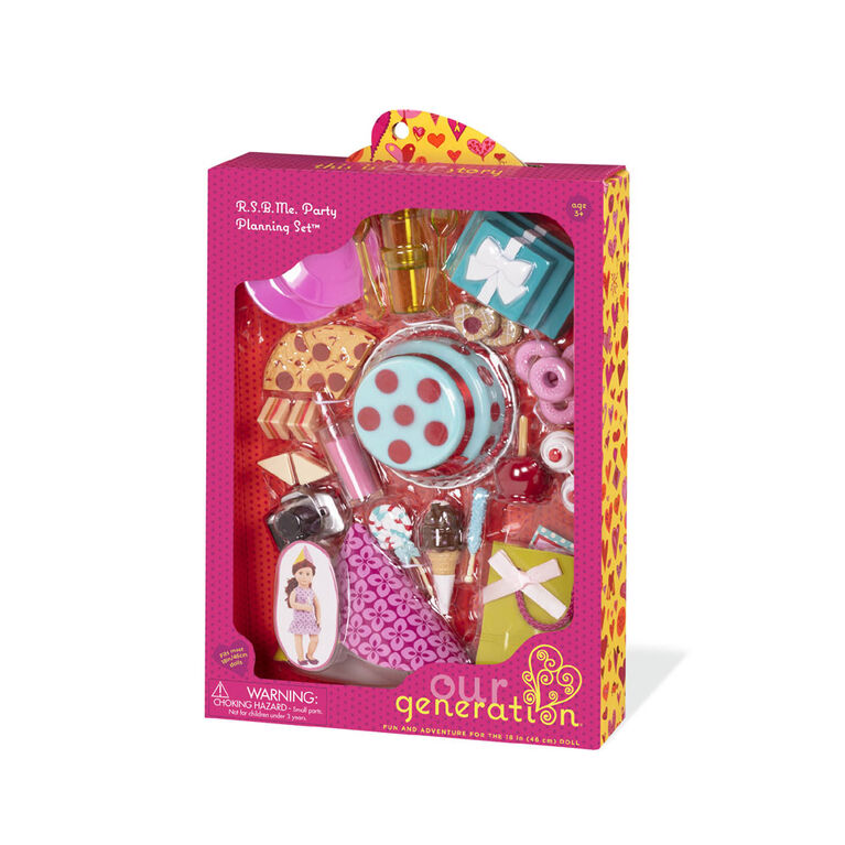 Our Generation, R.S.B.Me Party Planning Set for 18-inch Dolls