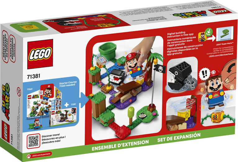 LEGO Super Mario Chain Chomp Jungle Encounter Expansion Set 71381 (160 pieces)