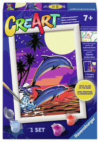 CreArt RNA Aventures de Dauphins - Peinture par numéros