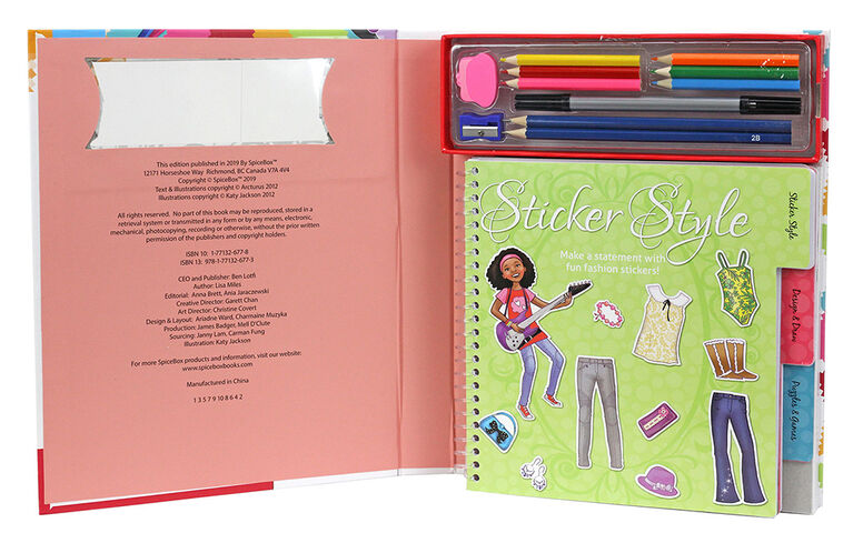 SpiceBox Children's Art Kits Imagine It Fashion - English Edition
