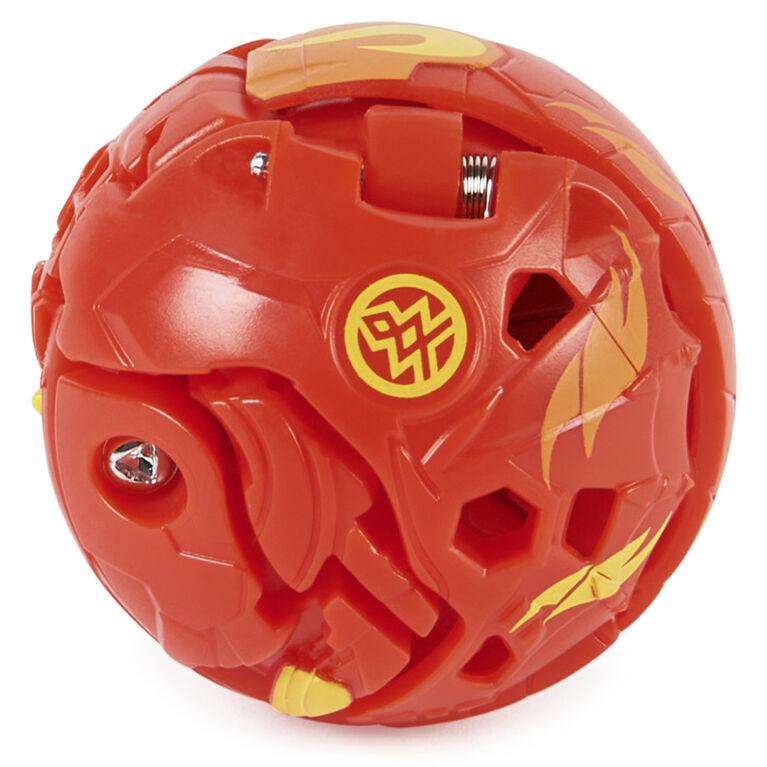 Bakugan Evolutions, Dragonoid (Red), 2-inch Tall Collectible Action Figure and Trading Card