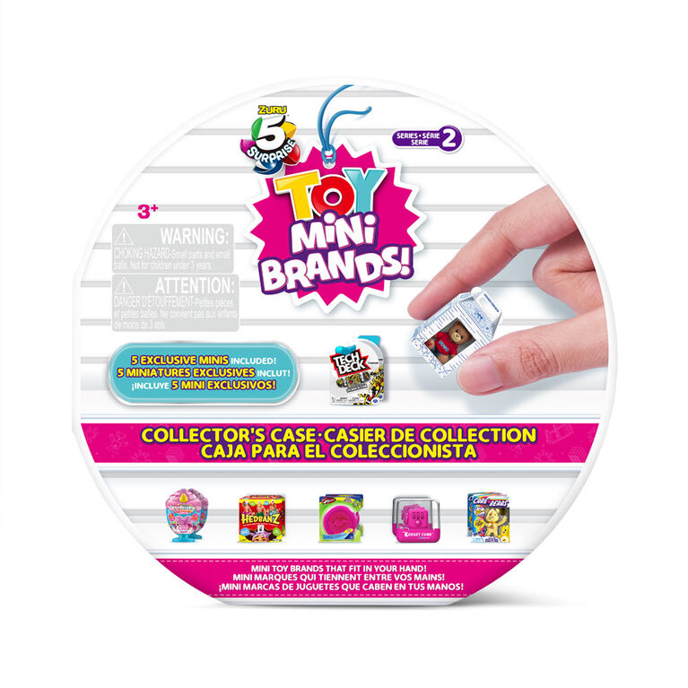 Coffret de collection de Mini Brands de jouets série 2 avec 5 minis 5 SURPRISE par Zuru