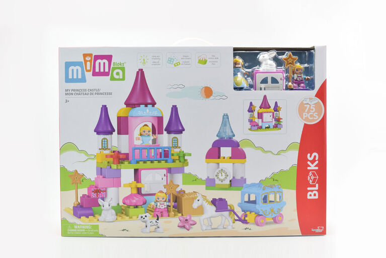 MIMA Bloks: Coffret de jeu Mon château de princesse