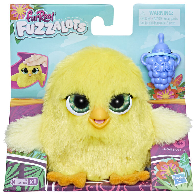 furReal Fuzzalots Chick Interactive Animatronic Color-Change Toy, Electronic Pet