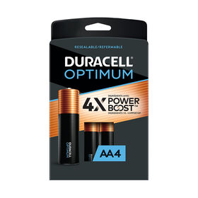 Duracell - Optimum AA Batteries - 4 Pack