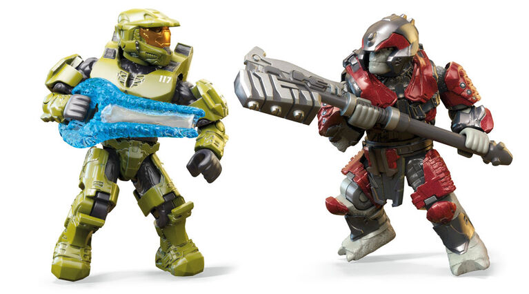 Mega Construx Heroes Halo Master Chief Vs. Brute Warrior