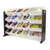 Toy Organizer with 20 Bins, Espresso