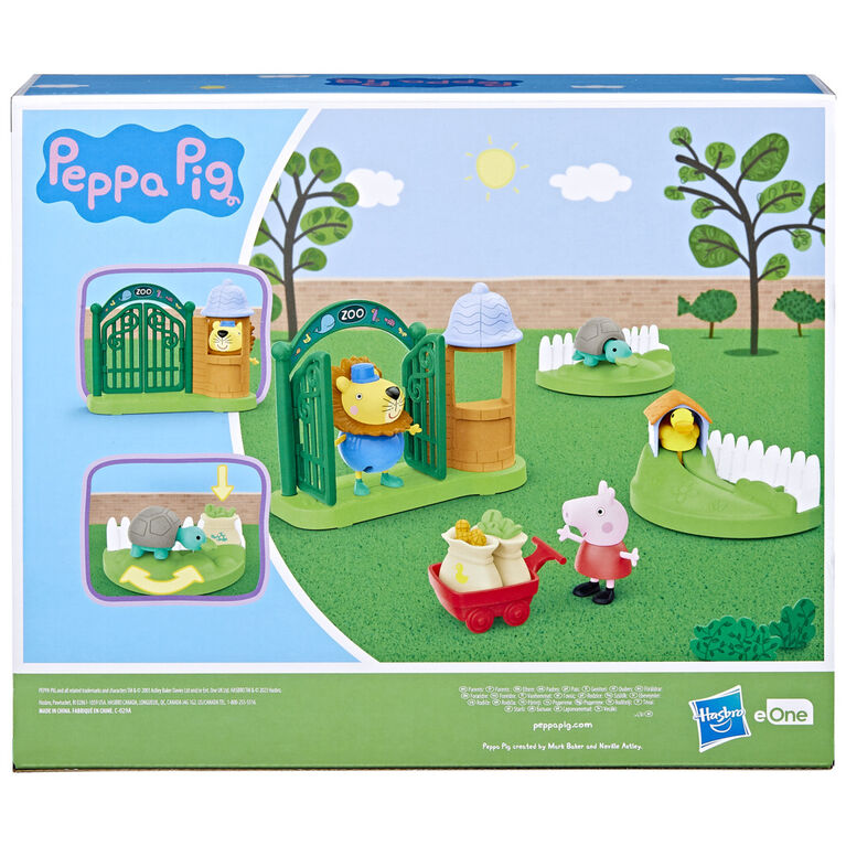 Peppa Pig, coffret Peppa va au zoo