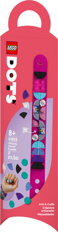 LEGO DOTS Unicorns Forever Bracelet 41802 DIY Kit (37 Pieces)
